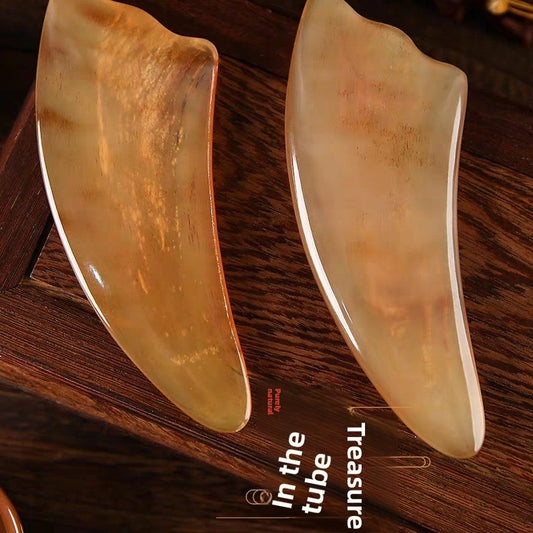 Quartz Gua Sha Facial Tool ? Lift, Sculpt & De-Puff Naturally